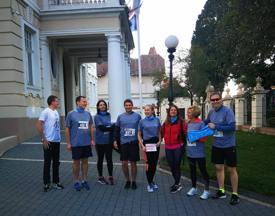 ULBS a alergat peste 400 km la Maratonul Internațional Sibiu: „Am format o echipă extrem de implicată și dedicată!”