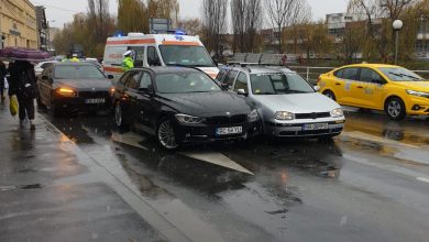 Photo of Carambol cu trei mașini, în Sibiu. O tânără de 28 de ani, la spital