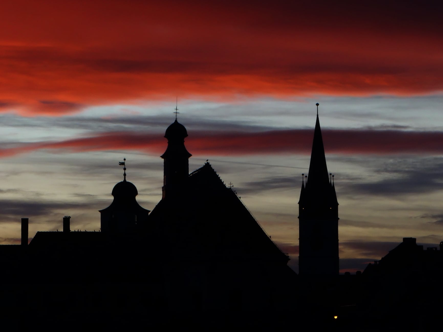 FOTO| Apus magic, la Sibiu