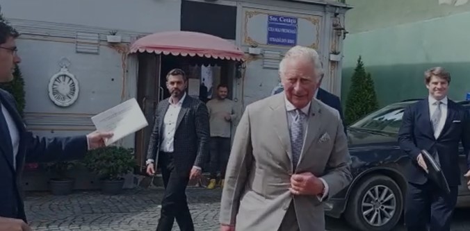 Prințul Charles a ajuns la Sibiu