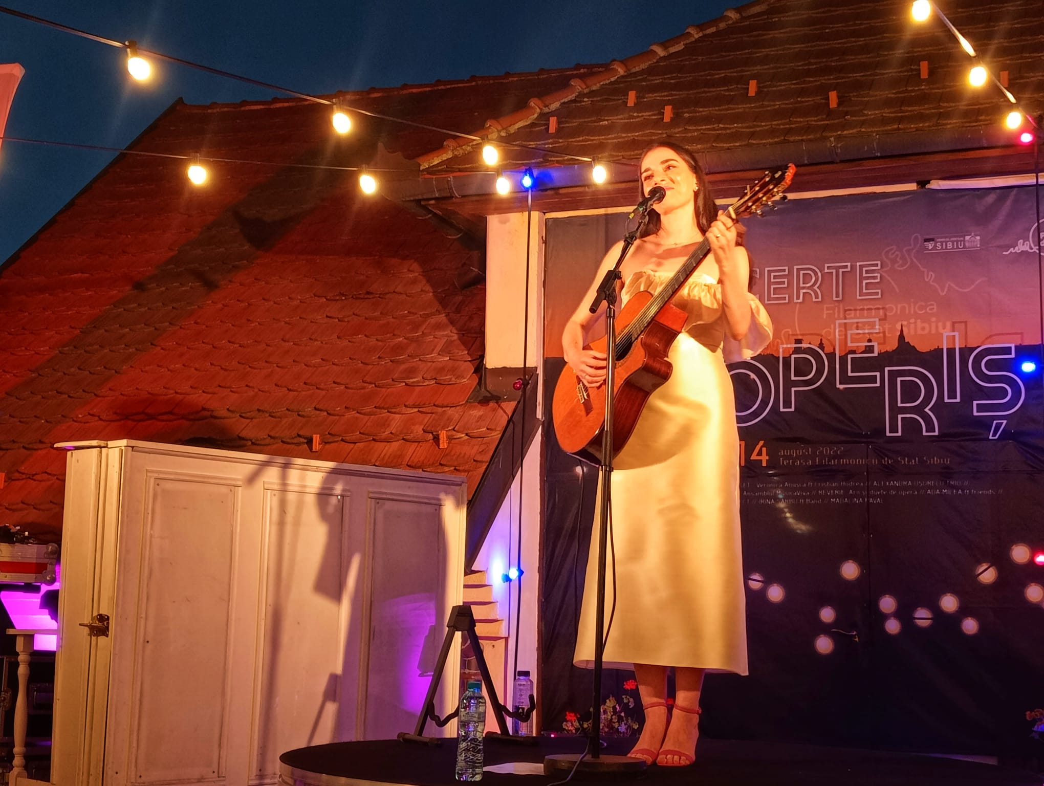 VIDEO| Alexandra Ușurelu, două concerte la Sibiu, pline de emoție, magie și multă sensibilitate: „A fost minunat să fim doar noi și cerul!”