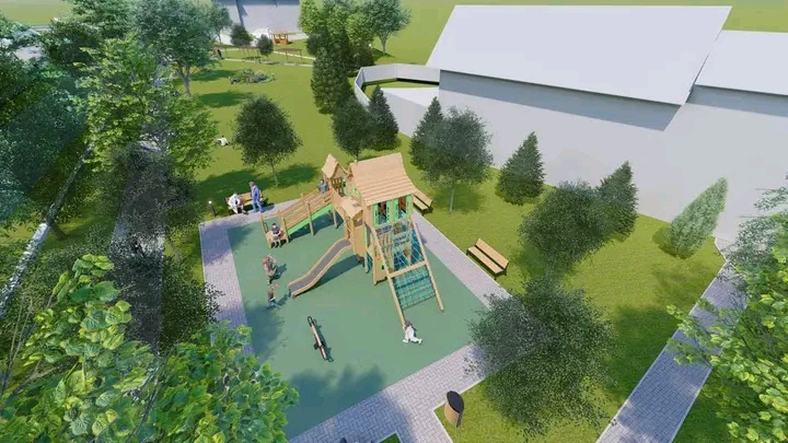 Parcul „Nicolae Hențiu” din Săliște va fi reabilitat. Primăria: „Orașul va dispune de un parc modern și cu locuri de joacă frumoase pentru copii”